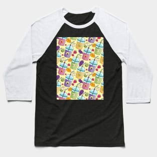 Juice Pattern Baseball T-Shirt